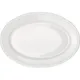 Блюдо «Увертюра» овальное фарфор ,H=3,L=37,B=26см белый, Длина (мм): 370, Ширина (мм): 260