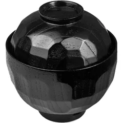 Miso tureen wood 200ml D=95,H=105mm black