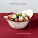 Салатник «Париж» фарфор 120мл ,H=60,L=125,B=95мм белый,коричнев., Объем по данным поставщика (мл): 120, изображение 12