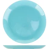 Тарелка десертная «Арти» стекло D=205,H=15мм голуб.