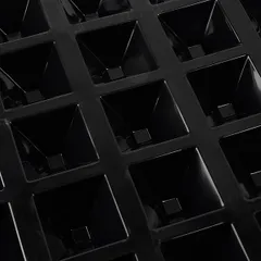 Форма для выпечки «Проотель» 35 ячеек (50мл, 60x60мм) силикон ,H=35,L=600,B=400мм, изображение 2