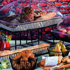 Корзина для хлеба металл D=17,H=7см черный, изображение 3