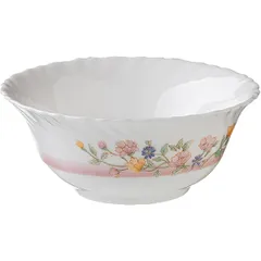 Салатник стекло 270мл D=12см белый,разноцветн.