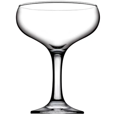 Шампанское-блюдце «Бистро» стекло 260мл D=95/63,H=132мм прозр.