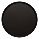 Поднос прорезиненный круглый «Тридлайт» стеклопласт. D=40,5см черный