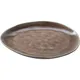 Тарелка «Пьюр» овальная керамика ,L=20,B=17см коричнев., Цвет: Коричневый, Длина (мм): 200, Ширина (мм): 170, изображение 4