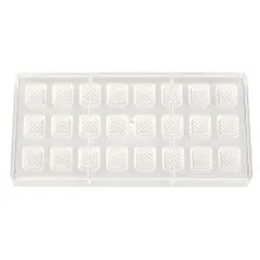 Форма для шоколада "Квадрат" 24 ячейки 21*18*13 мм, поликарбонат, P.L. Proff Cuisine