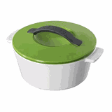 Кастрюля классик с крышкой сталь нерж. 3,25л D=20см металлич.