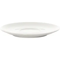 Блюдце «Карат» фарфор D=160/49,H=18мм белый, изображение 2