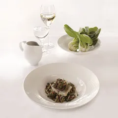 Молочник «Спайро» фарфор 285мл D=50,H=105,L=145,B=95мм белый, изображение 2
