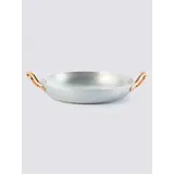 Gibco Сковорода 19х3,5 см с двумя ручками "Арго Эхо", алюминиевая с тиснением