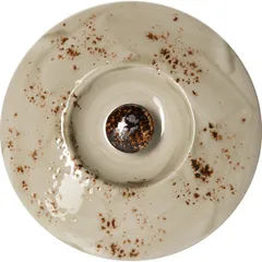 Крышка для бульонной чашки «Крафт Грин» 1131 B828 фарфор D=13см зелен.