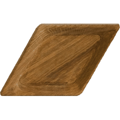 Тарелка «Ромб» светлый дуб ,H=3,L=30,B=18см