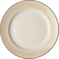 Тарелка «Чино» фарфор D=315,H=35мм белый,бежев.