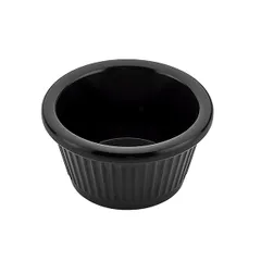 Соусник пластик 60мл D=7,H=4см черный