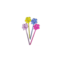 Skewers for canapés “Flowers”[200pcs] plastic ,L=75mm multi-colored.