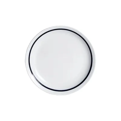 Тарелка десертная «Эр-гоу!» керамика D=18,H=2см белый,синий