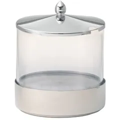 Container with cooling element “Elegance”  stainless steel, acrylic  2.5 l  D=18, H=17.3 cm  transparent, metal.