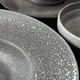 Тарелка для пасты «Млечный путь» фарфор 0,5л D=31,H=5см черный,серый, Цвет: Черный, изображение 3