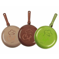 Frying pan assorted colors [12pcs] D=24cm