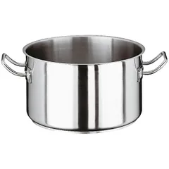 Pan stainless steel 6.5l D=24,H=14.5cm metal.