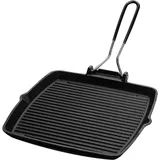 Grill pan square cast iron ,L=24,B=24cm black
