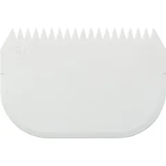 Solid spatula[10pcs] plastic ,L=145,B=95mm white