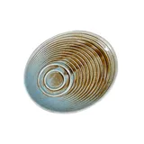 Блюдце «Корал» для арт. 64829, 64826 фарфор ,L=20/17см коричнев.,бирюз.