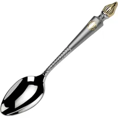 Tea spoon "Empire Flame"  stainless steel , L=139, B=28mm  silver.