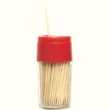 Канапэ-зубочистки[190шт] дерево ,L=65мм бежев.