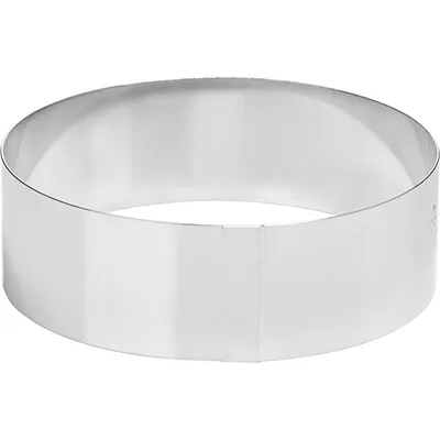 Кольцо кондитерское сталь нерж. D=160,H=45мм металлич.