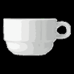 Чашка чайная «Акапулько» фарфор 185мл D=80,H=60,B=61мм белый