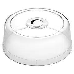 Крышка для блюда полистирол D=33,H=12,5см прозр.