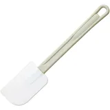 Kitchen spatula (up to 220 C)  silicone, polyamide , L=35/11, B=7cm  gray, white