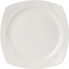 Plate “Simplicity” square  porcelain , L=28, B=28cm  white