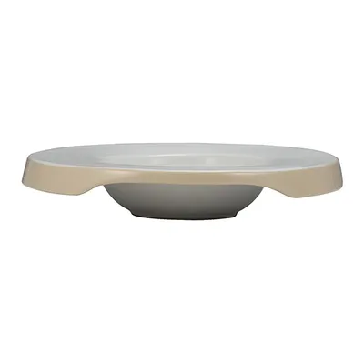 Тарелка для пасты «Деймос» керамика D=29,H=5см белый,бежев.