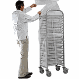 Чехол для тележки GN 2/1[200шт] полиэтилен ,L=65,B=53см прозр.