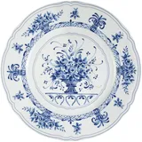 Тарелка «Нео Антирос» подстановочная фарфор D=32см белый,голуб.