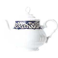 Teapot “Vostok” porcelain 0.75l D=65,H=125,L=200mm blue