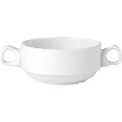 Чашка бульонная «Симплисити Вайт» фарфор 285мл D=105,H=60,L=110мм белый