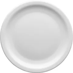 Тарелка «Отельер» мелкая стекло D=255,H=20мм белый
