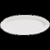 Блюдо «Кунстверк» овальное фарфор ,H=18,L=245,B=100мм белый