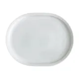 Тарелка «Эр-гоу!» овальная керамика ,H=3,L=43,B=34см белый