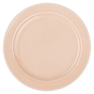 Тарелка «Акварель» Принц мелкая фарфор D=20,H=2см розов., Цвет: Розовый