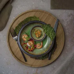 Соусник «Фервидо» керамика 120мл D=96,H=35мм зелен., изображение 2