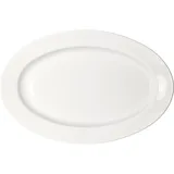 Блюдо «Кунстверк» овальное фарфор ,H=28,L=350,B=270мм белый