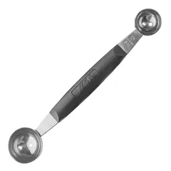 Noisette knife “Ball”  steel, polyprop.  D=30/22, H=10, L=185mm  black