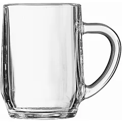 Mug “Haworth” glass 280ml D=11.2,H=10.3cm clear.