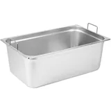 Гастроемкость GN 1/1 с ручками сталь нерж. 26,5л ,H=20,L=53,B=32,5см металлич.