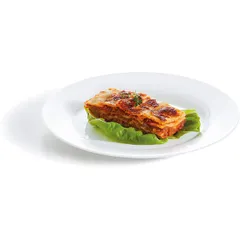 Тарелка «Эволюшнс Уайт» мелкая стекло D=240,H=22мм белый, изображение 2